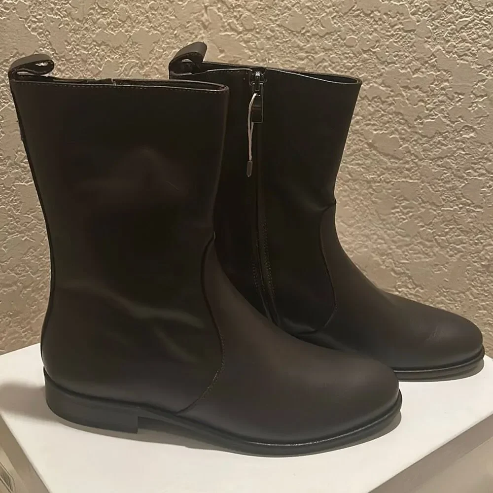 Leonardo Principi Ankle Boots Brown Leather Italian Luxury Minimalist Contempora